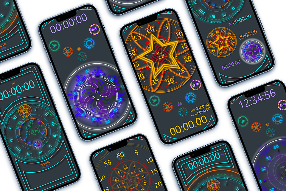 Glyph Tunc Clock App